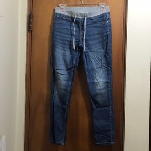 Justice 12 1/2 plus mid rise stretch jean leggings